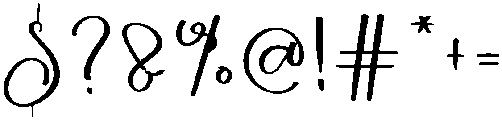 Missing Regular otf (400) Font OTHER CHARS