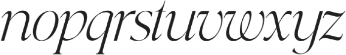 Misspiece-Italic otf (400) Font LOWERCASE