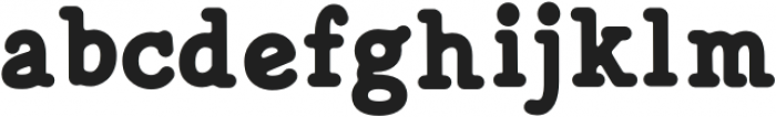 Mistage-Rounded otf (400) Font LOWERCASE