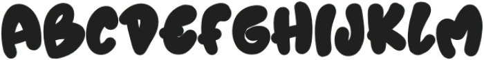 Mister Bubble Regular otf (400) Font LOWERCASE