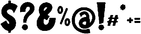 Mister Humble otf (400) Font OTHER CHARS