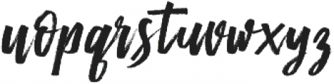 MisterFastItalic-Italic otf (400) Font LOWERCASE