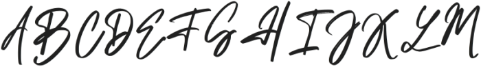 Mistgak Signature Regular otf (400) Font UPPERCASE