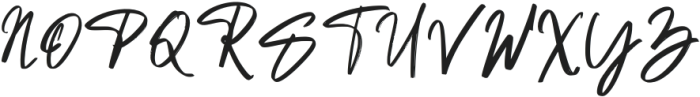 Mistgak Signature Regular otf (400) Font UPPERCASE