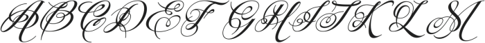 Mistletoe Magic Italic otf (400) Font UPPERCASE