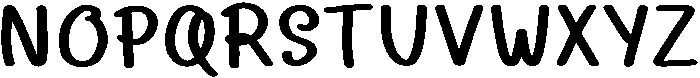 Mistletoe Regular otf (400) Font UPPERCASE