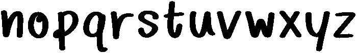 Mistletoe Regular otf (400) Font LOWERCASE