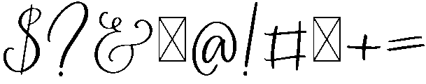 Mistletoe Script Regular otf (400) Font OTHER CHARS