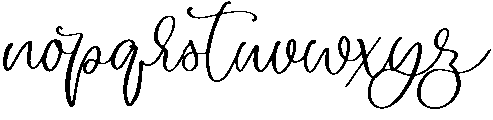 Mistletoe Script Regular otf (400) Font LOWERCASE