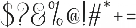 Mistletoe Script Regular otf (400) Font OTHER CHARS