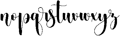 Mistletoe otf (400) Font LOWERCASE