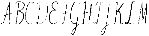 Mistlewire Bold otf (700) Font UPPERCASE