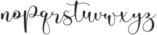 Misty Blossom Bold Regular otf (700) Font LOWERCASE
