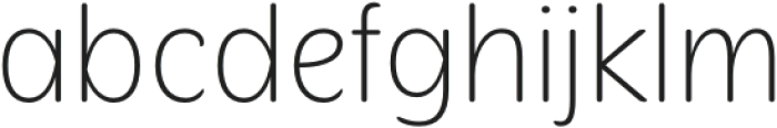 Mithella Thin otf (100) Font LOWERCASE