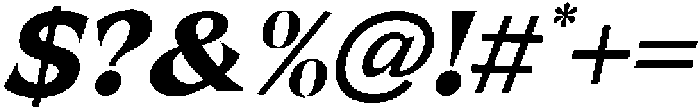 Mitona Serif Italic otf (400) Font OTHER CHARS