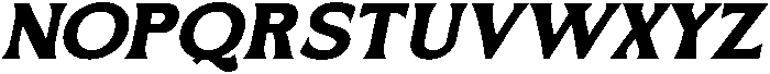 Mitona Serif Italic otf (400) Font LOWERCASE