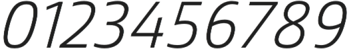 Mitram Medium Italic otf (500) Font OTHER CHARS