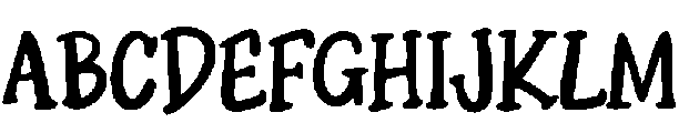 Mix Cauldron Club Regular otf (400) Font UPPERCASE