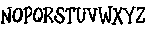 Mix Cauldron Club Regular otf (400) Font LOWERCASE
