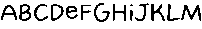Mix Cauldron Club Sans otf (400) Font UPPERCASE