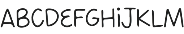 Mix Happy Friday Regular otf (400) Font UPPERCASE