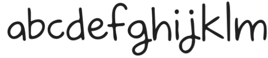 Mix Happy Friday Regular otf (400) Font LOWERCASE