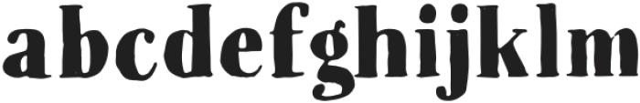 Mix Hjartlig Regular otf (400) Font LOWERCASE