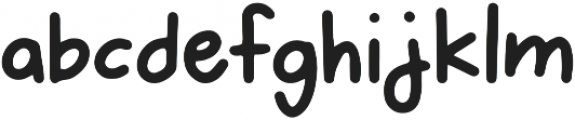 Mix Ordinary Regular otf (400) Font LOWERCASE