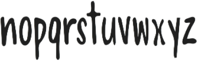 Mix Sassitude Regular otf (400) Font LOWERCASE