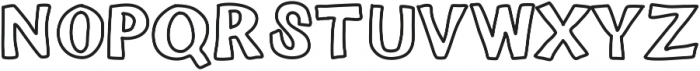 MixOutline ttf (400) Font UPPERCASE