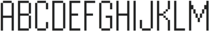 Mixel Condensed otf (400) Font UPPERCASE