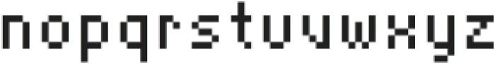 Mixel Regular-1 otf (400) Font LOWERCASE