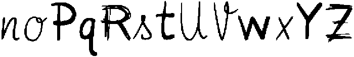 Mixmatch Chaos Regular otf (400) Font LOWERCASE