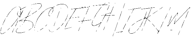 Miyake Regular otf (400) Font UPPERCASE