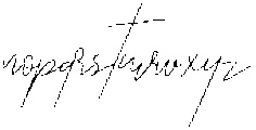 Miyake Regular otf (400) Font LOWERCASE