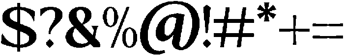 Mizhon Bold Serif otf (700) Font OTHER CHARS