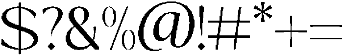 Mizhon Flare otf (400) Font OTHER CHARS