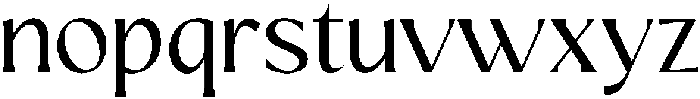 Mizhon Flare otf (400) Font LOWERCASE