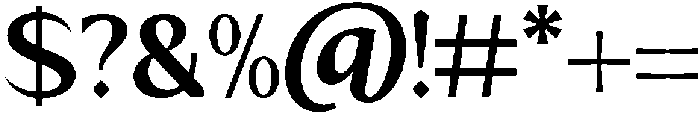 Mizhon Sans Bold otf (700) Font OTHER CHARS