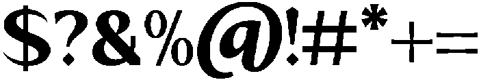 Mizhon Sans Heavy otf (800) Font OTHER CHARS