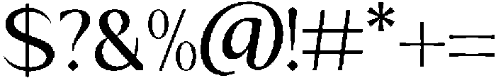 Mizhon Sans Medium otf (500) Font OTHER CHARS