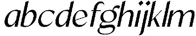Mizhon Sans Slanted otf (400) FONT