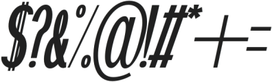 miami Italic otf (400) Font OTHER CHARS