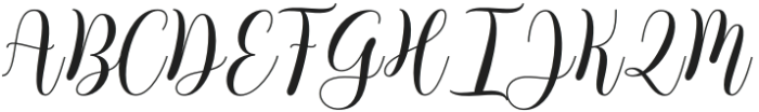 migelia Regular otf (400) Font UPPERCASE