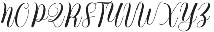 migelia Regular otf (400) Font UPPERCASE