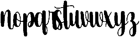 milkshake otf (400) Font LOWERCASE