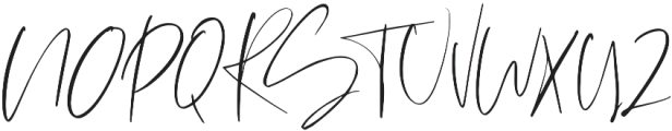 minted Signature otf (400) Font UPPERCASE