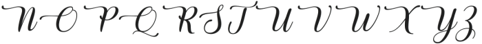 mitha adelle Italic Italic otf (400) Font UPPERCASE