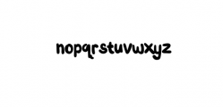 Miao sandalo Font LOWERCASE