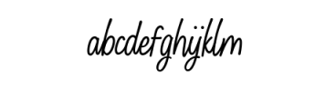 Middle Beat.ttf Font LOWERCASE